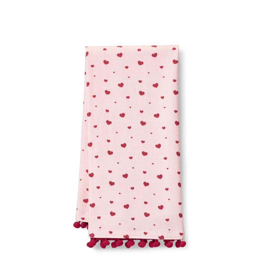 "a" Sweethearts Tea Towel