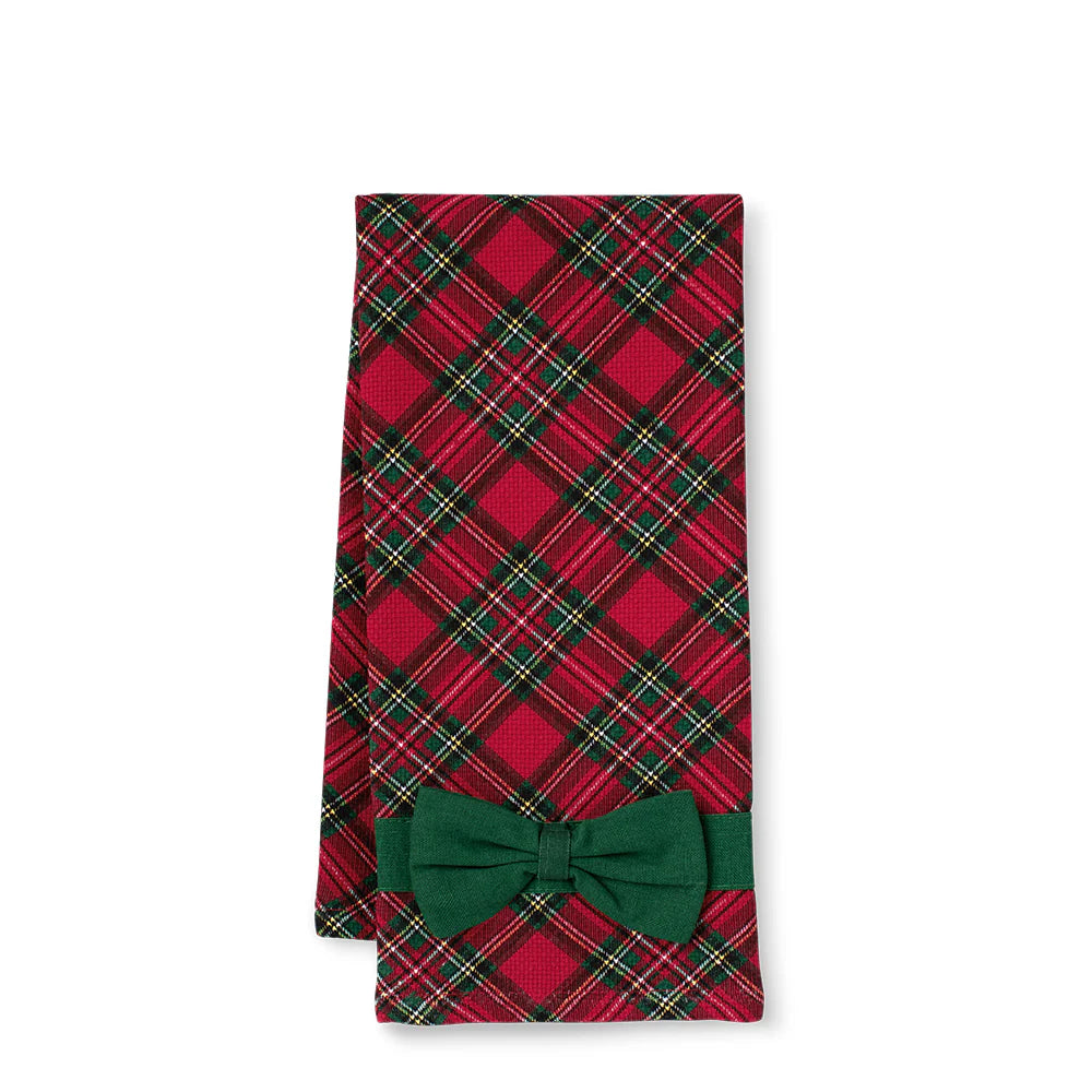 Christmas Plaid Tea Towel
