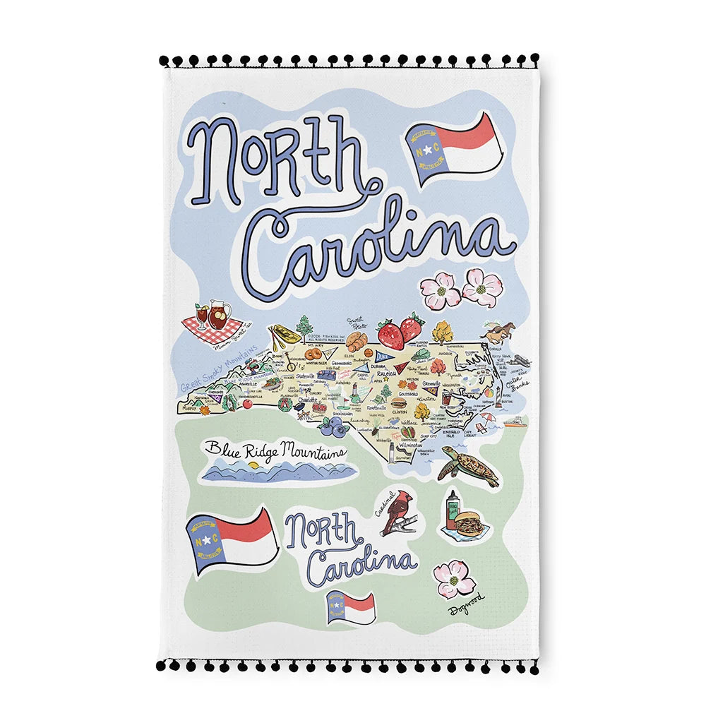 North Carolina Tea Towel