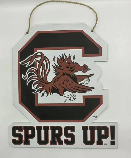 Wooden Door Hanger | South Carolina Logo