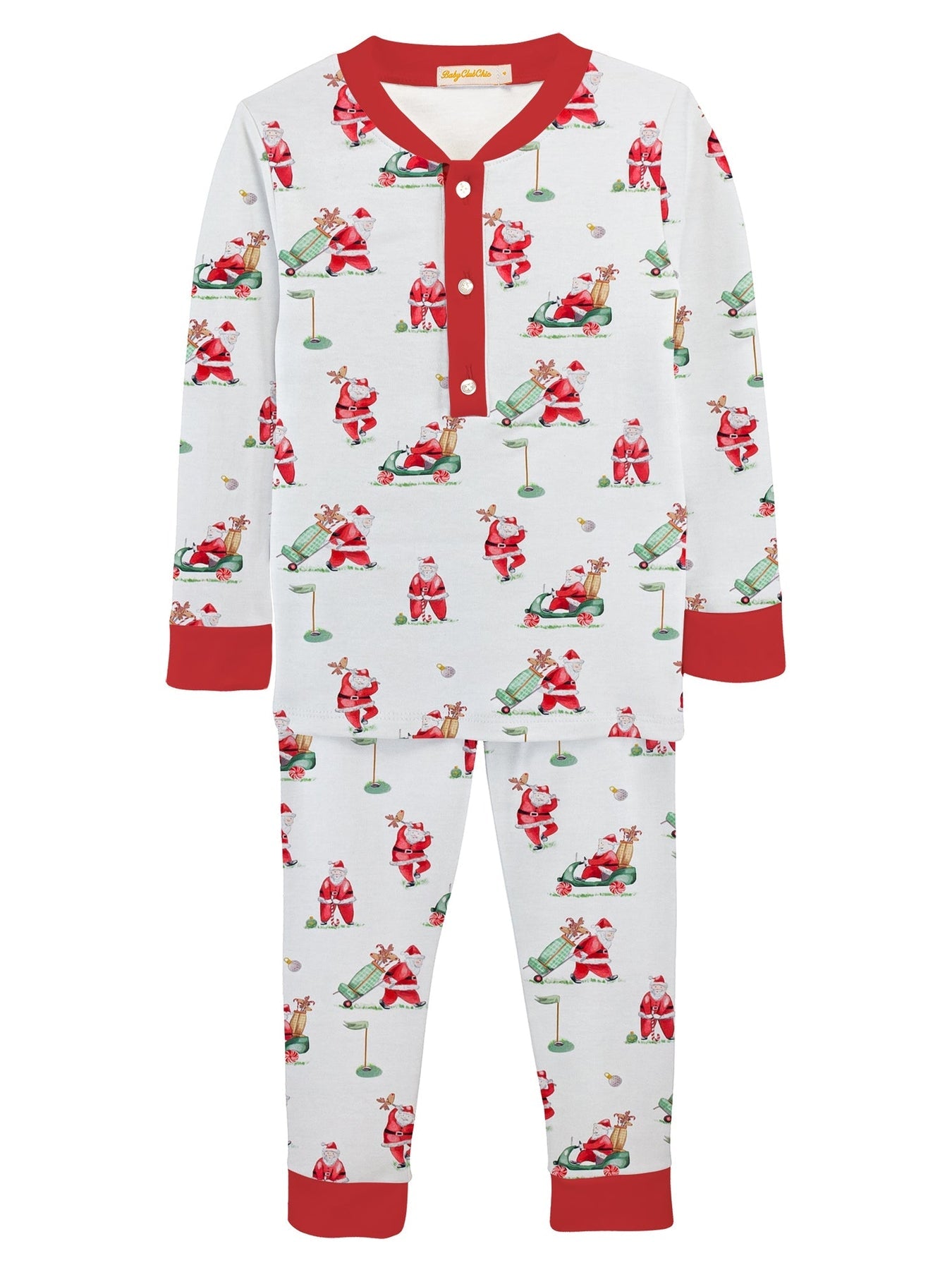 Printed Kid Set | Santa's Golf