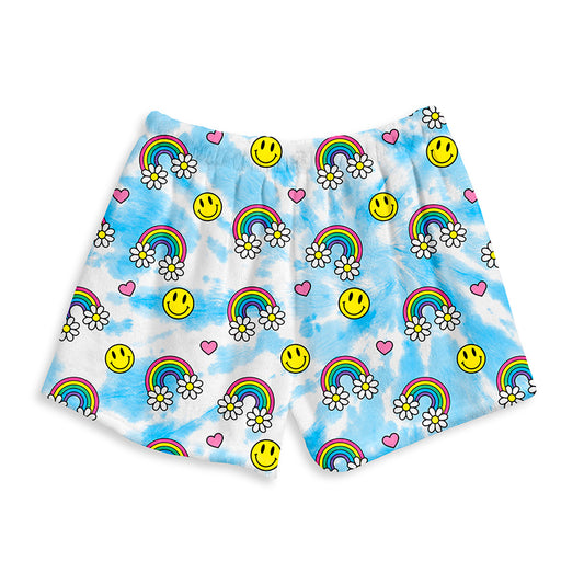 Rainbow Smiley Shorts