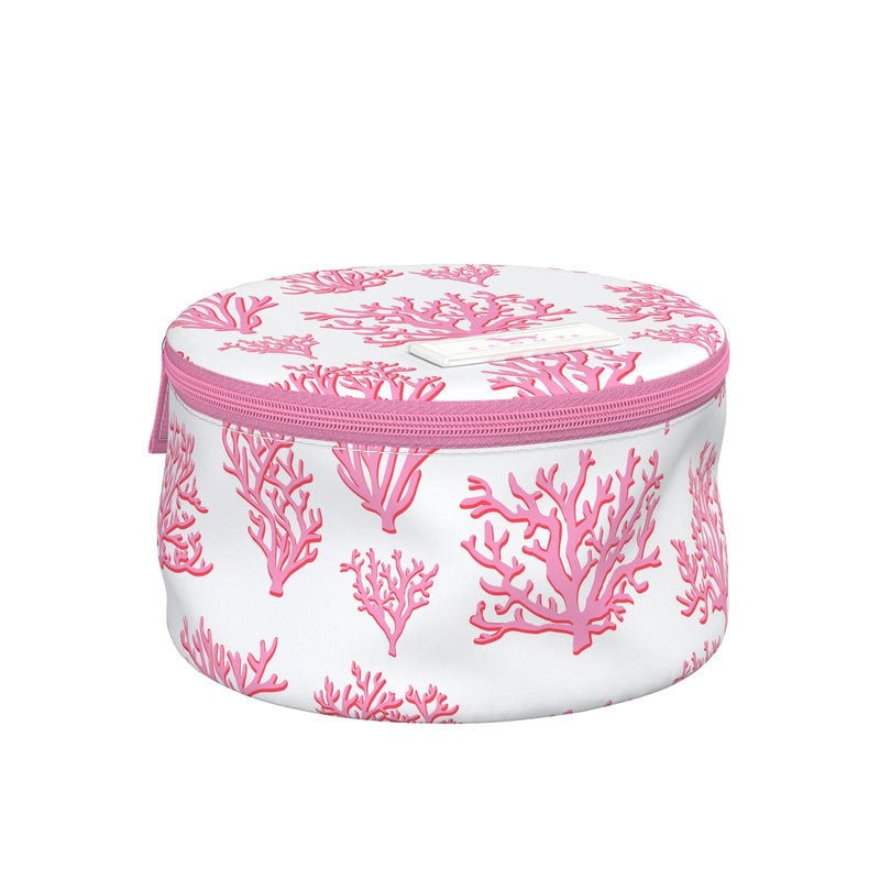 Perfect Gem | Round Jewelry Case | Floral Reef