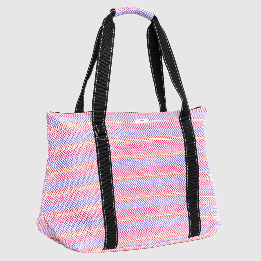 On Holiday | Medium Woven Travel Bag | Tiki Time