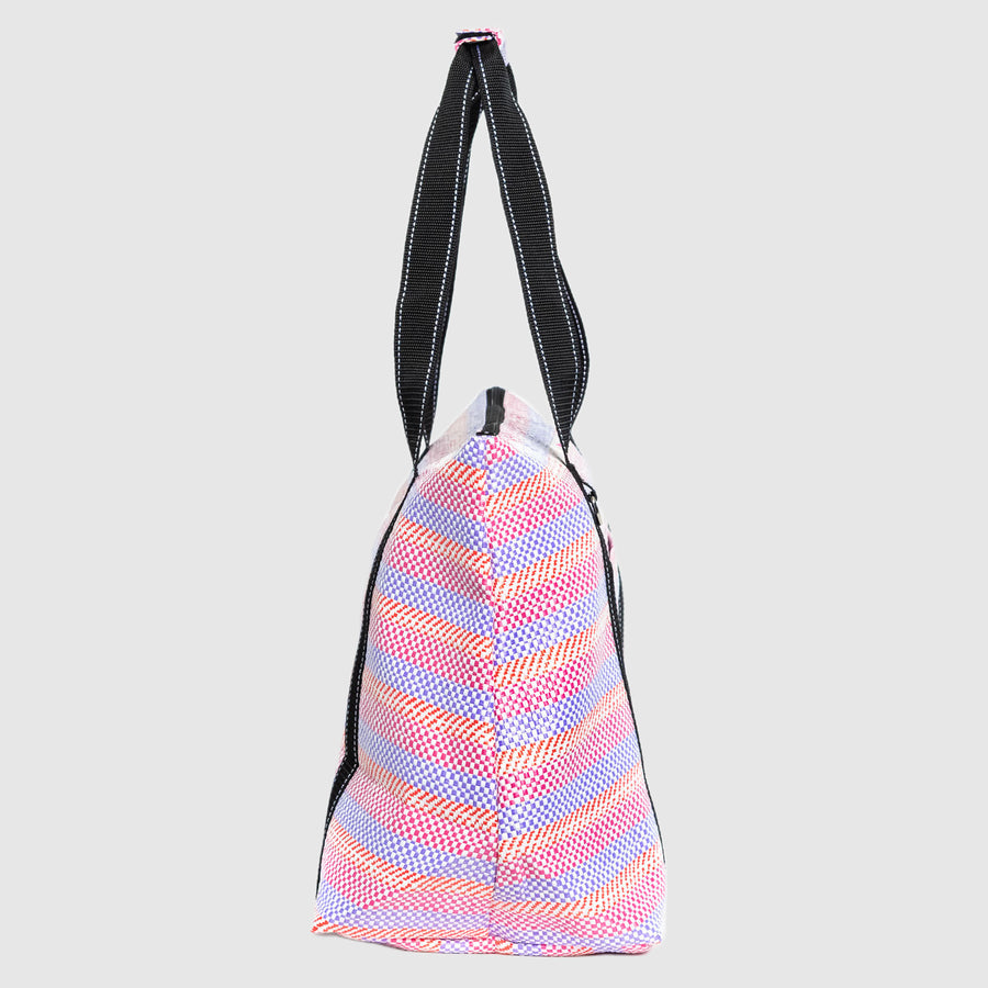 On Holiday | Medium Woven Travel Bag | Tiki Time