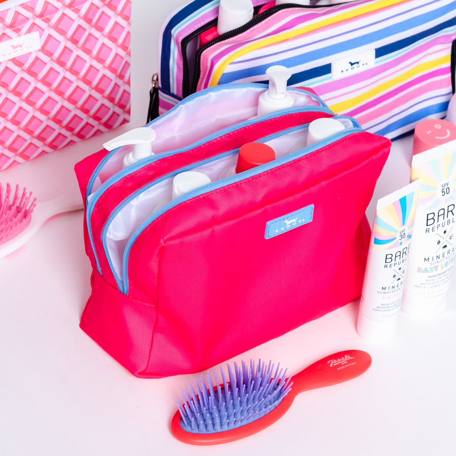 2-Way Toiletry Bag | Hot Pink