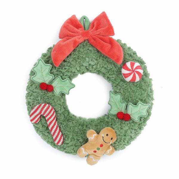 Green Festive Wreath Plush