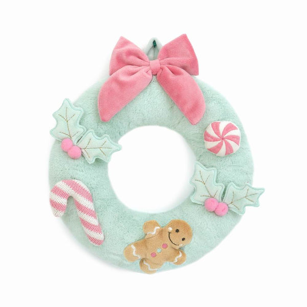 Mint Festive Wreath Plush