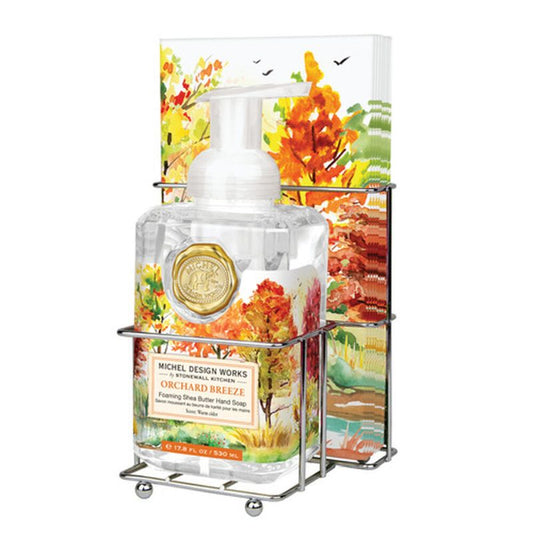 Orchard Breeze Foaming Hand Soap & Hostess Napkin Set