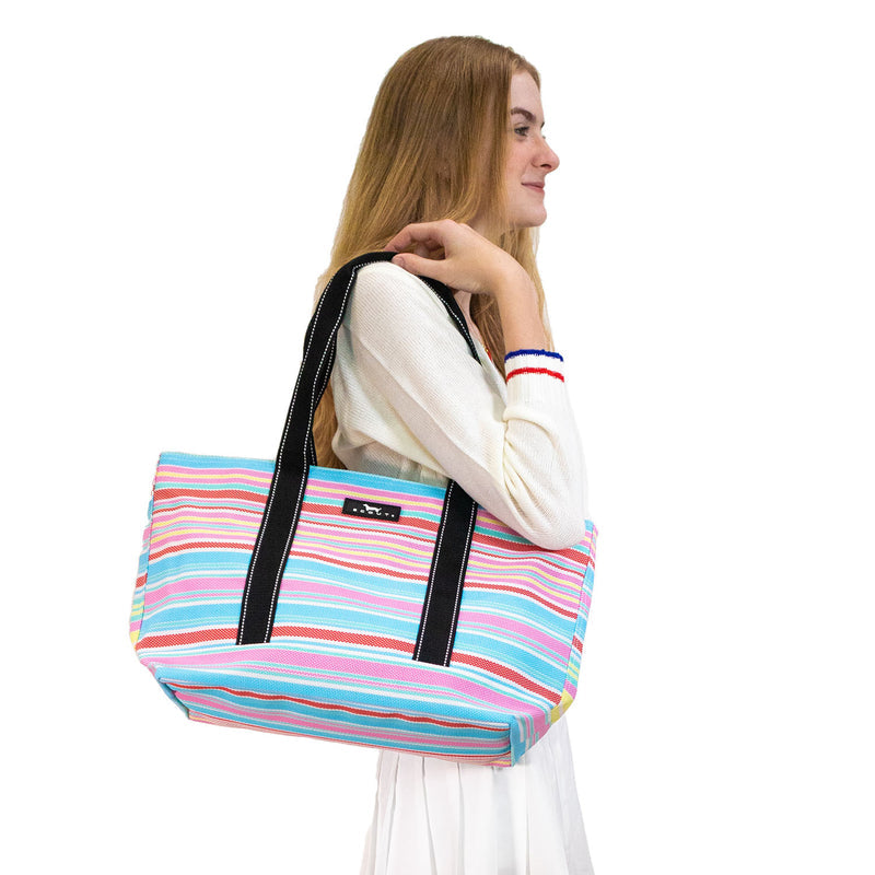 Joyride | Large Woven Tote | Bubblegum