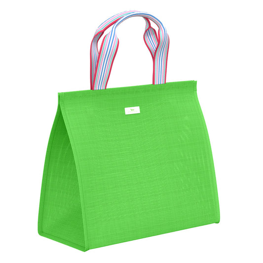 Cold Shoulder | Large Woven Cooler Tote | Grass