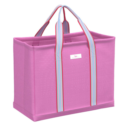 Roadtripper | Medium Woven Tote | Bubblegum