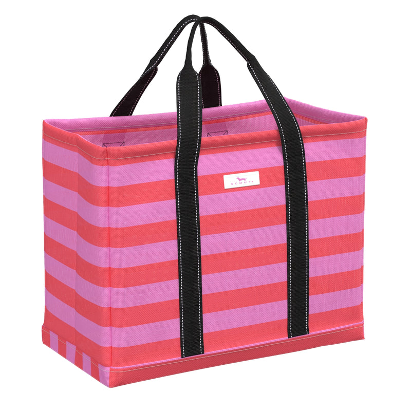 Roadtripper | Medium Woven Tote | Bubblegum and Watermelon