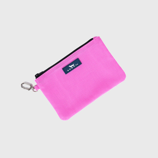 The Carly Pouch | Red Violet Woven