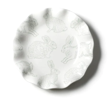 Speckled Rabbit - 8” Ruffle Plate