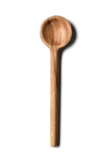 Wood Slim Appetizer Spoon