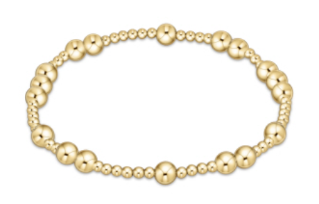 Hope Unwritten 5mm Bead Bracelet - Gold