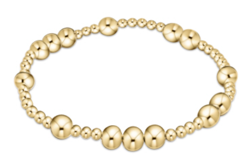 Hope Unwritten 6mm Bead Bracelet - Gold