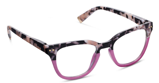 Peepers | Faye | Black Marble/Pink