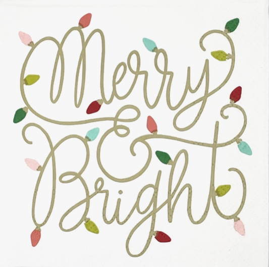 Cocktail Napkins | Merry and Bright