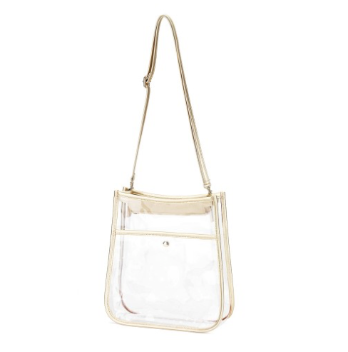 Gold Clear Heather Purse