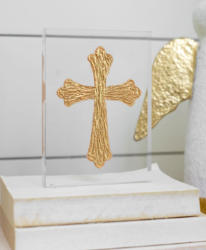 Tall Acrylic Cross Plaque