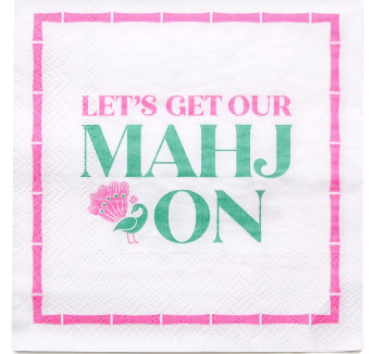 Cocktail Napkins | Let's Mahj On