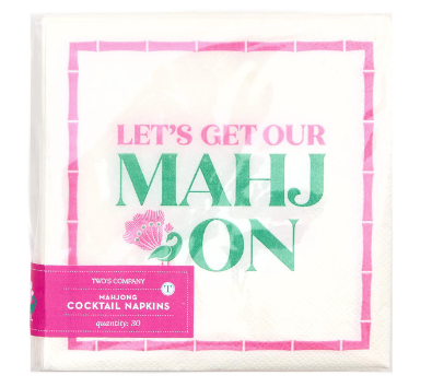 Cocktail Napkins | Let's Mahj On