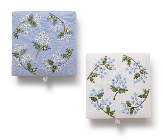 Small Hydrangea Jewelry Box | Assorted Colors