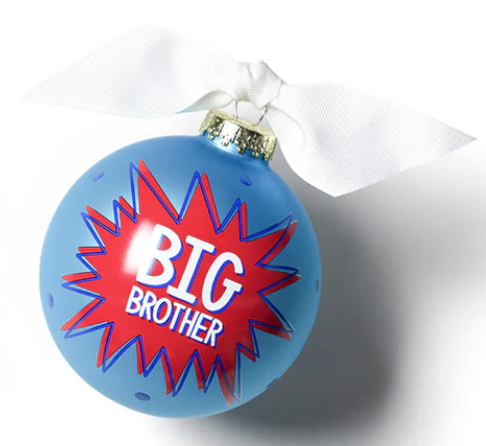 Glass Ornament | Bam Big Brother