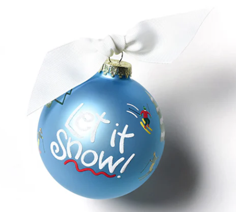 Glass Ornament | See You on the Slopes