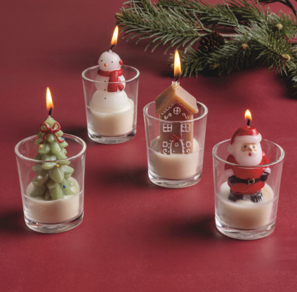 Figural Christmas Votives | Assorted Styles