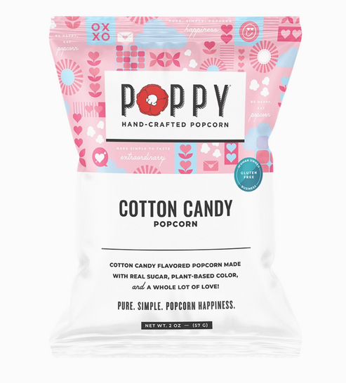 Popcorn Snack Bag | Cotton Candy Valentine's