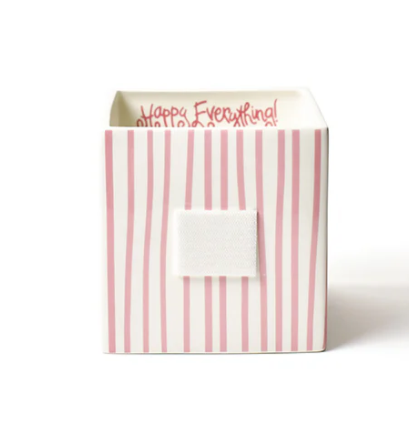 HE Medium Nesting Cube | Pink Skinny Stripe