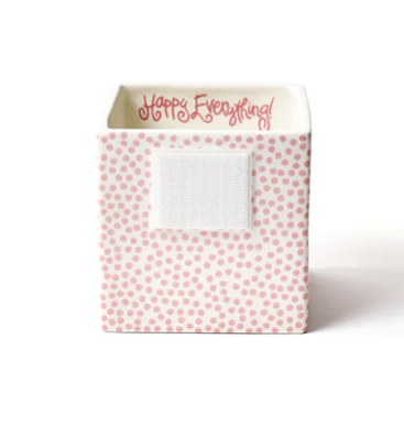 HE Small Nesting Cube | Pink Small Dot