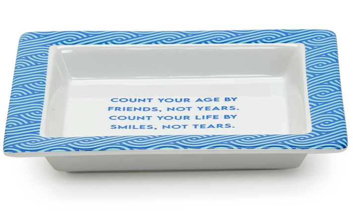Classic Wise Saying Porcelain Tray in Gift Box | Assorted Styles