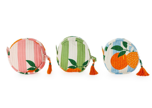 Round Zip Pouch | Assorted Colors