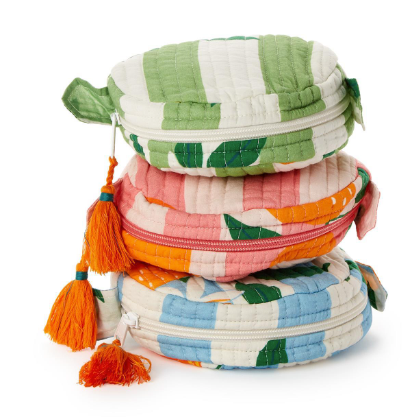 Round Zip Pouch | Assorted Colors