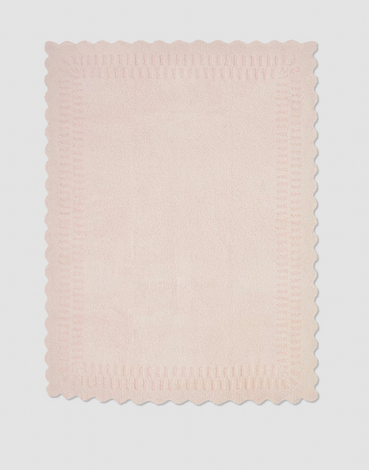 CozyChic Stroller Blanket, Seashell Texture | Pink