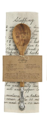 Thanksgiving Recipe Spoon & Towel Set | Stuffing