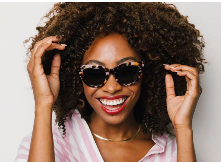 Sunglasses | Peepers | Capri | Pink Botanico