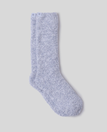 CozyChic® Heathered Socks | Snow Drop