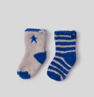 CozyChic Lite® Cosmo Sock Set | Cobalt/Multi