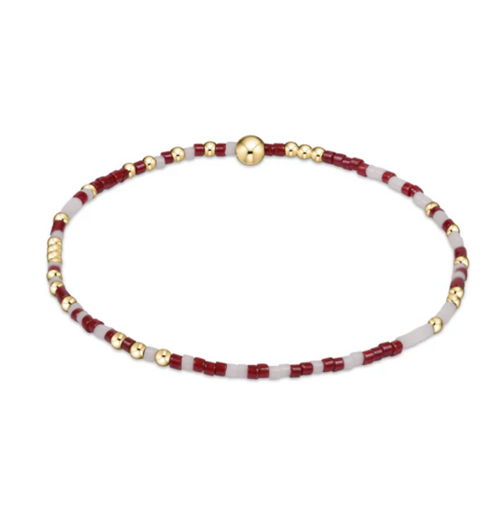 Gameday Hope Unwritten Bracelet | Wine & White