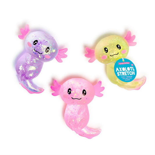 Squishy Glitter Axolotl Toy | Assorted Colors