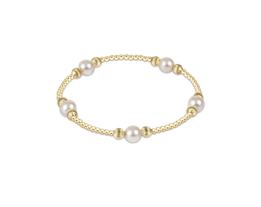 Purpose Pearl 6mm Bead Bracelet | Dignity