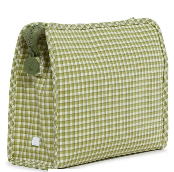 Large Roadie Zip Pouch | Rodeo Check Cactus
