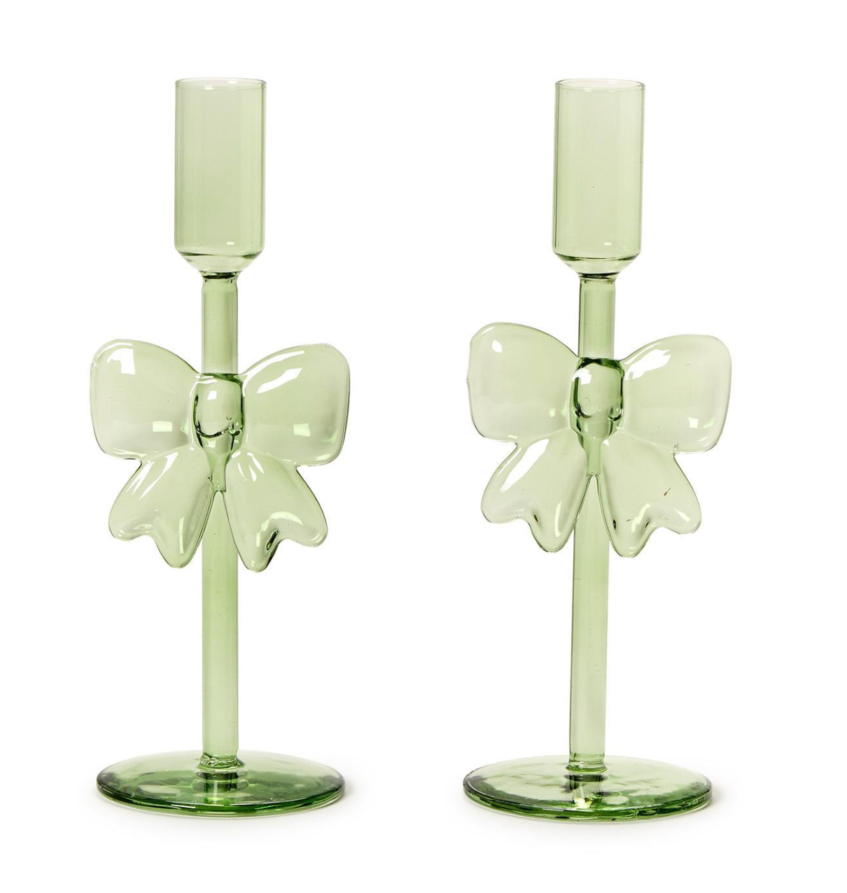 Bow Taper Candle Holder | Assorted Colors