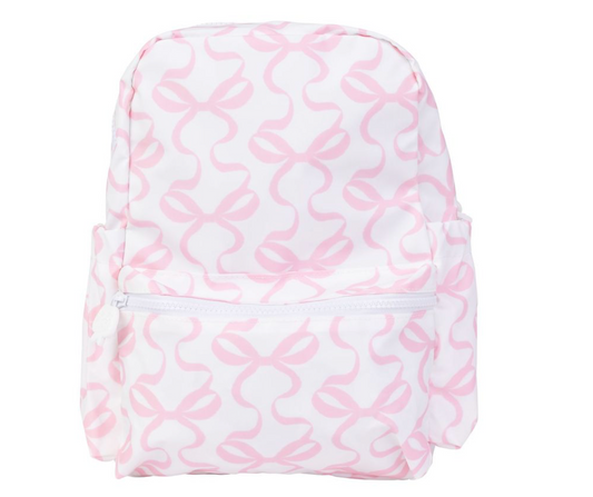 Large Backpack | Bows on White
