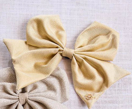 Magnetic Bow | Metallic Gold